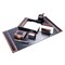 Dacasso Walnut & Leather 7-Piece Desk Set DF-8404 - alternate 3